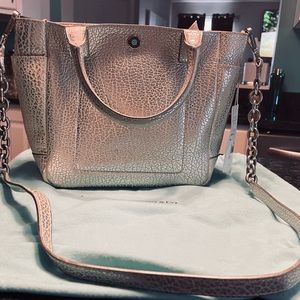 Authentic Tiffany and Co. Leather Crossbody with Dust Bag